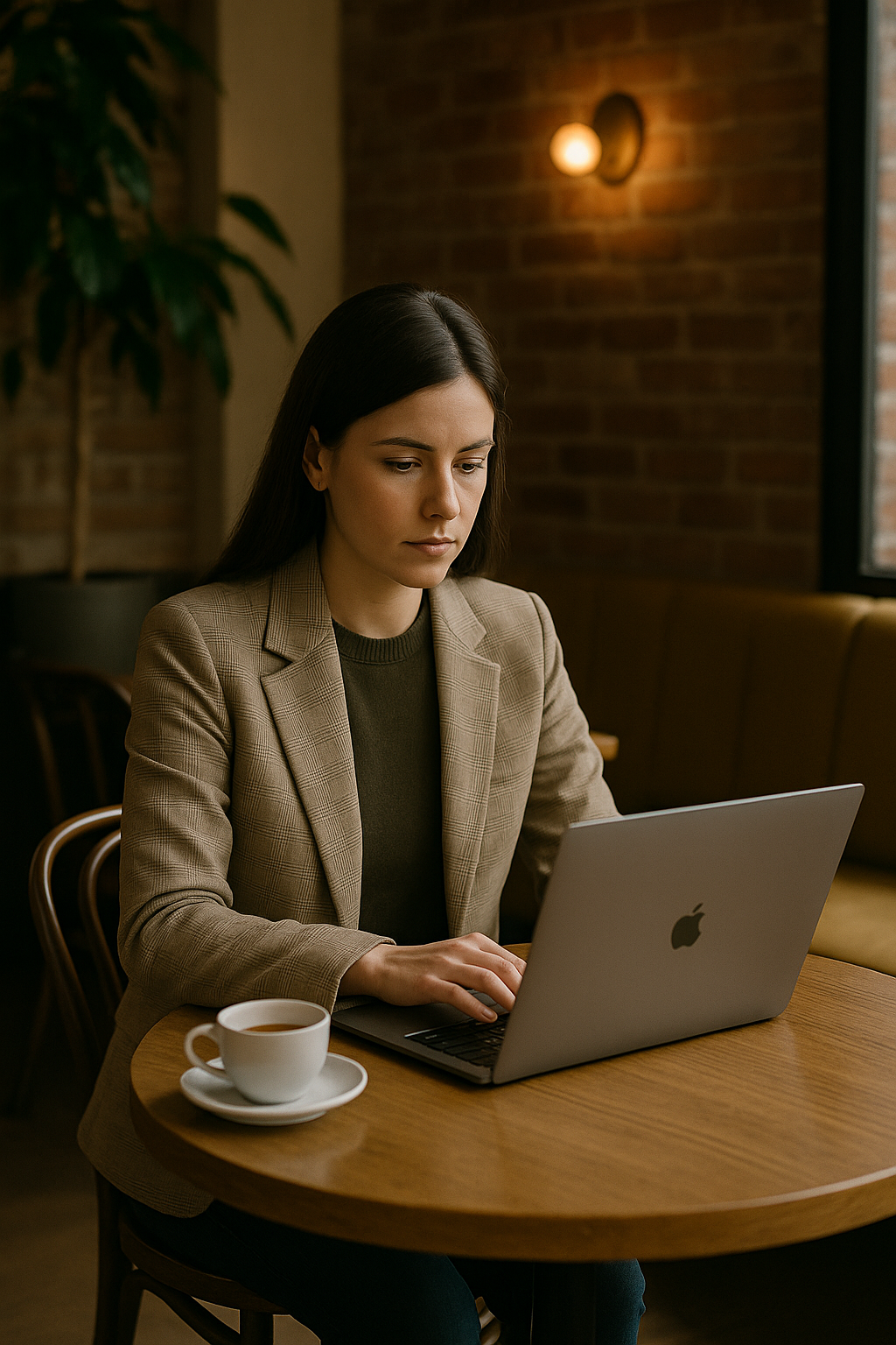 Landlord checking property dashboard